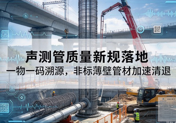 栾川声测管质量新规落地，一物一码溯源，非标薄壁管材加速清退